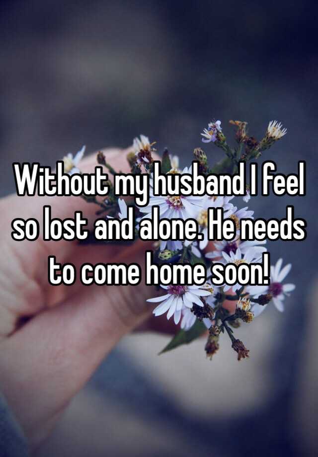 When husband is not home